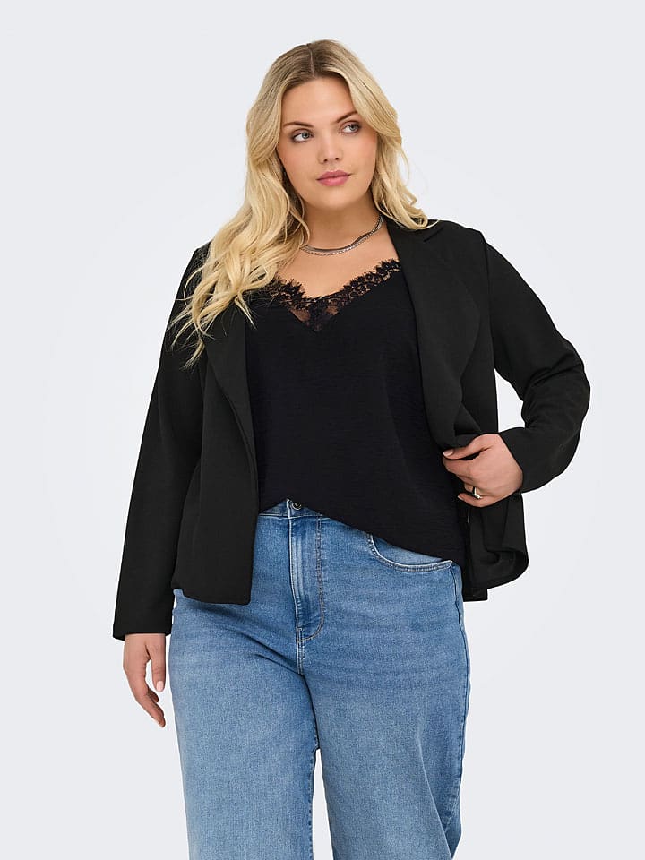 ONLY Top w kolorze czarnym rozmiar: 52