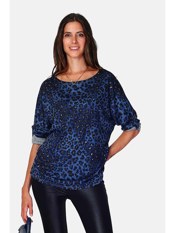 ASSUILI Sweter w kolorze granatowym rozmiar: 38