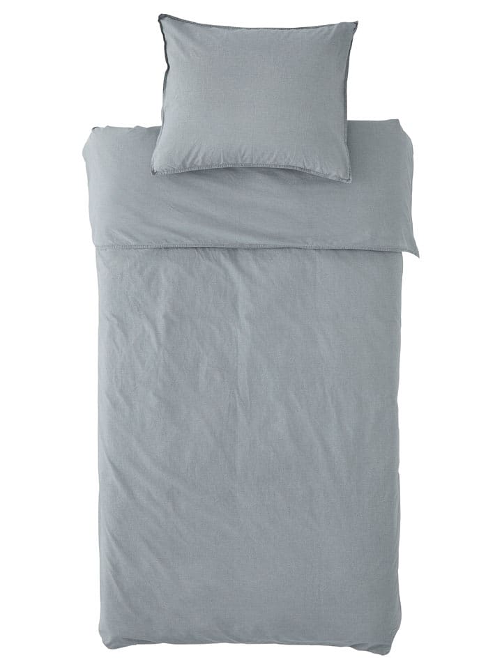 Ellos Home Komplet pościeli "Rania" w kolorze szarym rozmiar: 150x210 cm