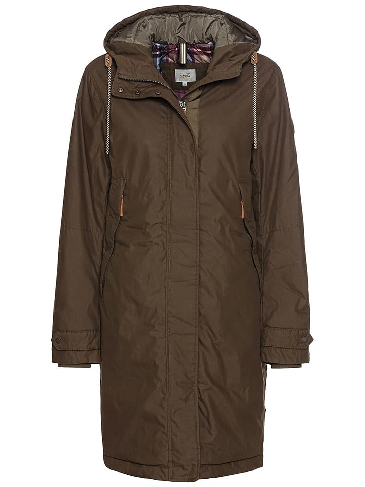 Camel Active Płaszcz przejściowy w kolorze ciemnobrązowym rozmiar: 42