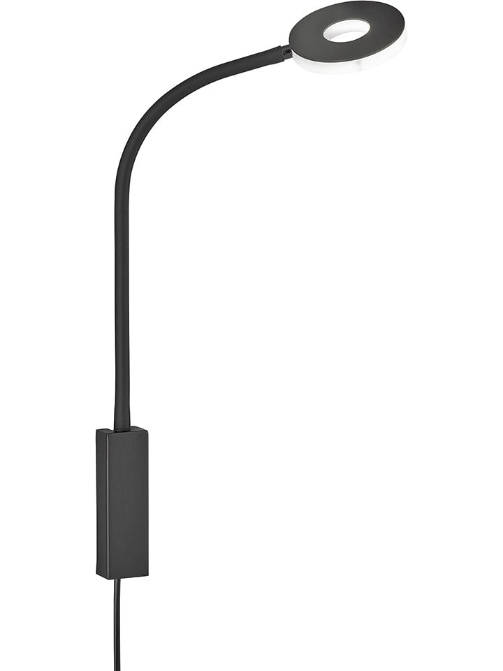 FISCHER & HONSEL Lampa ścienna LED "Cama" w kolorze czarnym - 10 x 50 cm rozmiar: onesize