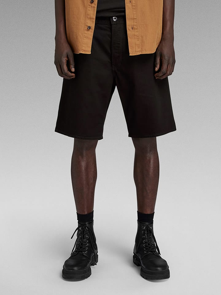 G-Star Bermudy dżinsowe w kolorze czarnym rozmiar: W33