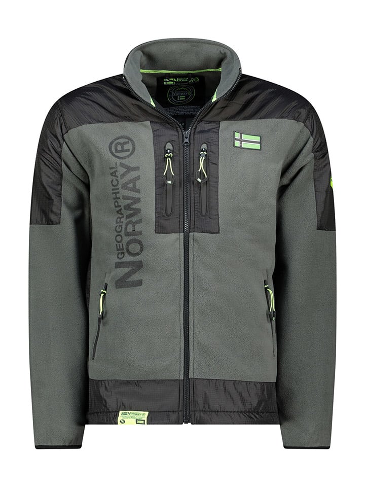 Geographical Norway Kurtka polarowa "Tulene" w kolorze ciemnoszarym rozmiar: S