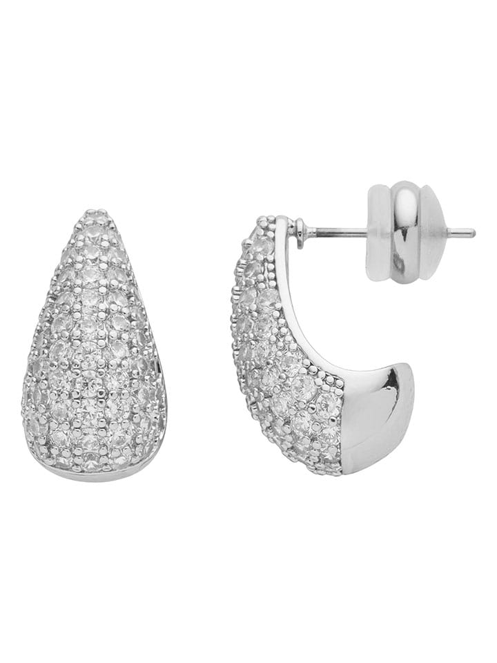 U.S. Polo Assn. Kolczyki-kreole z kryształami rozmiar: onesize