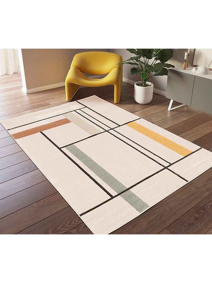 bobochic Dywan "Emilien" w kolorze kremowym rozmiar: 120x170 cm