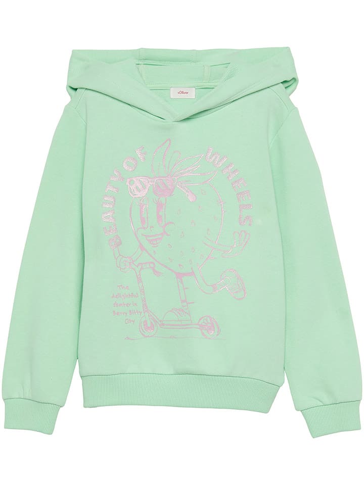 s.Oliver Bluza w kolorze zielonym rozmiar: 92/98