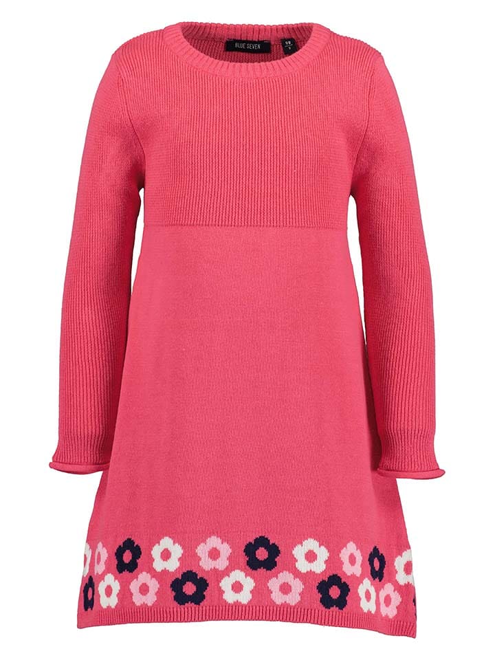 Blue Seven Sukienka dzianinowa w kolorze różowym rozmiar: 92