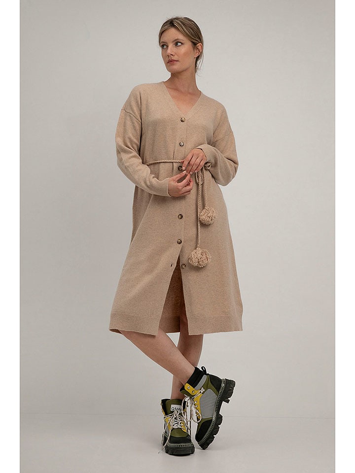 Josephine & Co Sukienka w kolorze beżowym rozmiar: XXL