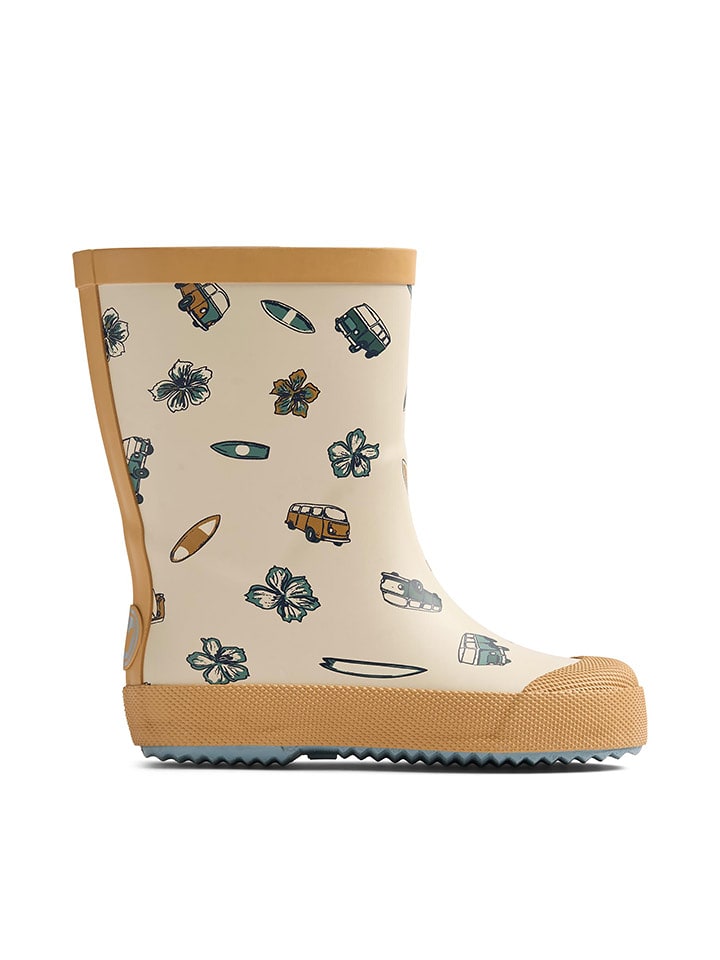 Wheat Kalosze "Muddy" w kolorze żółto-kremowym rozmiar: 35