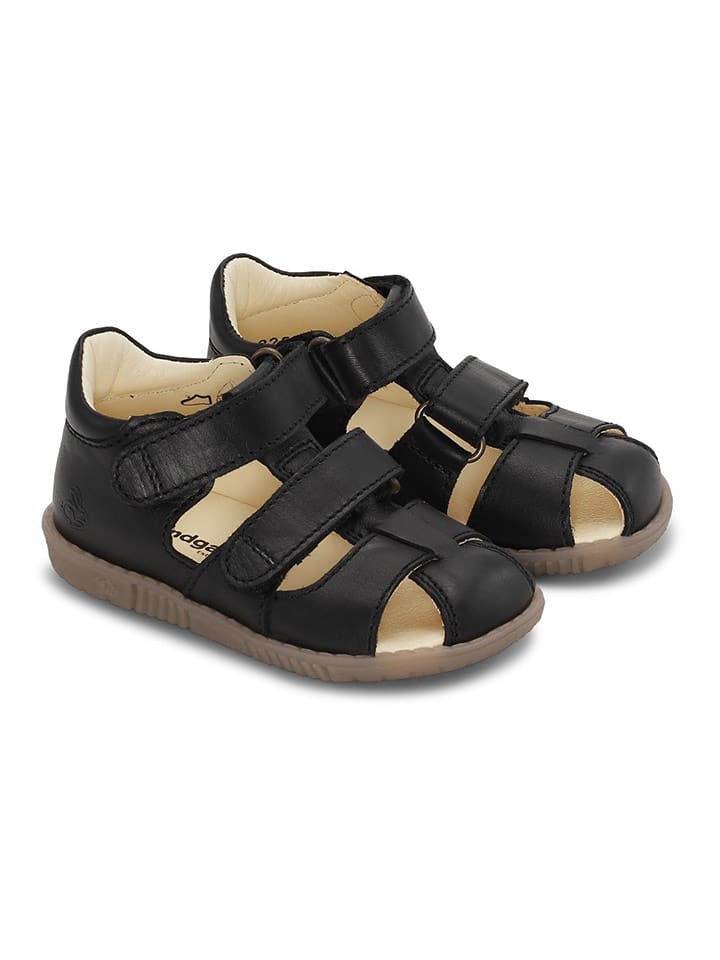 Bundgaard Skórzane półsandały "Ranjo" w kolorze czarnym rozmiar: 23