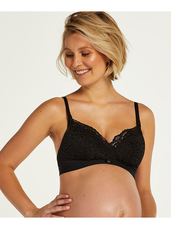 Hunkemöller Biustonosz w kolorze czarnym do karmienia rozmiar: 90C