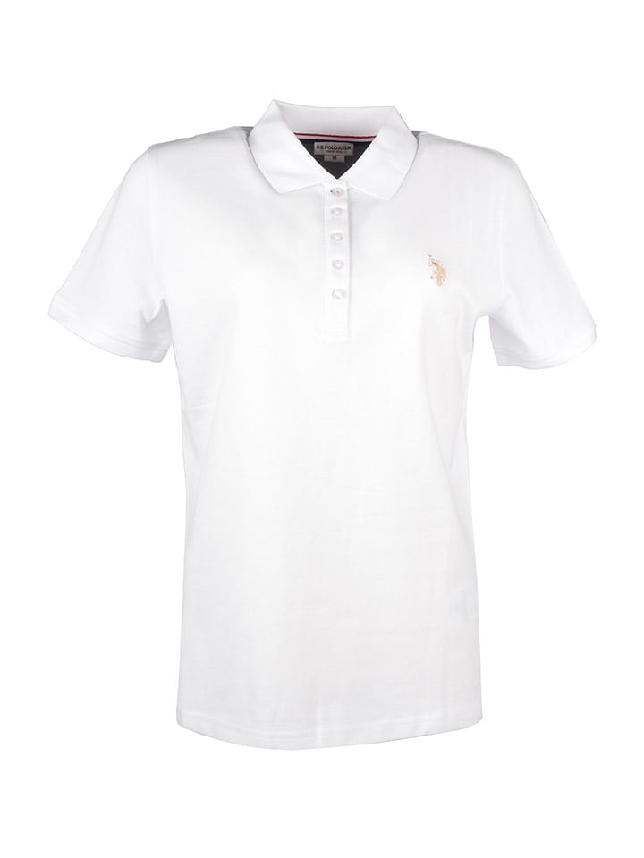 U.S. Polo Assn. Koszulka polo w kolorze białym rozmiar: M