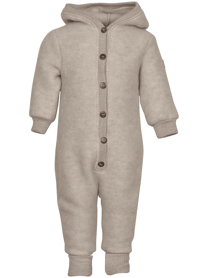 mikk-line Wełniany kombinezon w kolorze beżowym rozmiar: 104