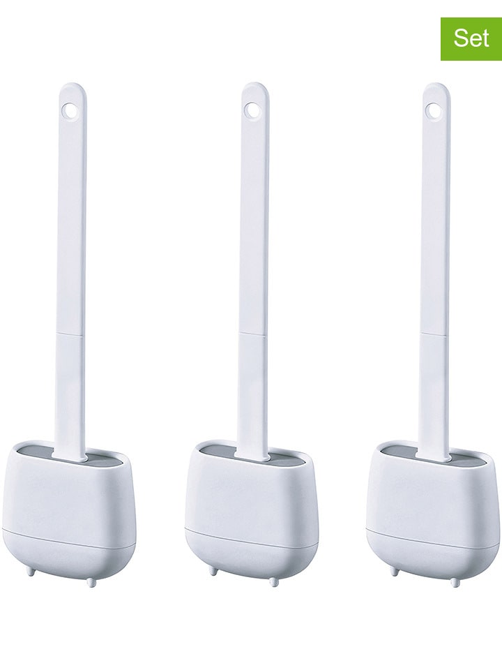 Joybos Szczotki toaletowe (3 szt.) w kolorze białym - 11 x 36 x 3,5 cm rozmiar: onesize