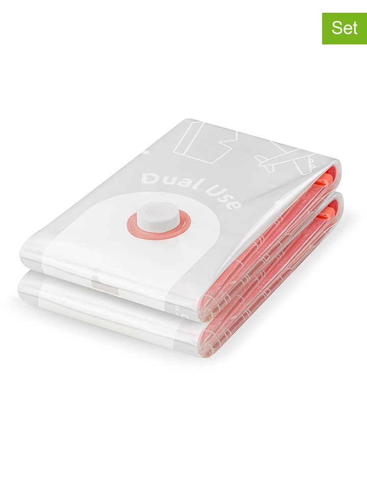 Compactor Worki próżniowe (2 szt.) w kolorze białym - 40 x 60 cm rozmiar: onesize