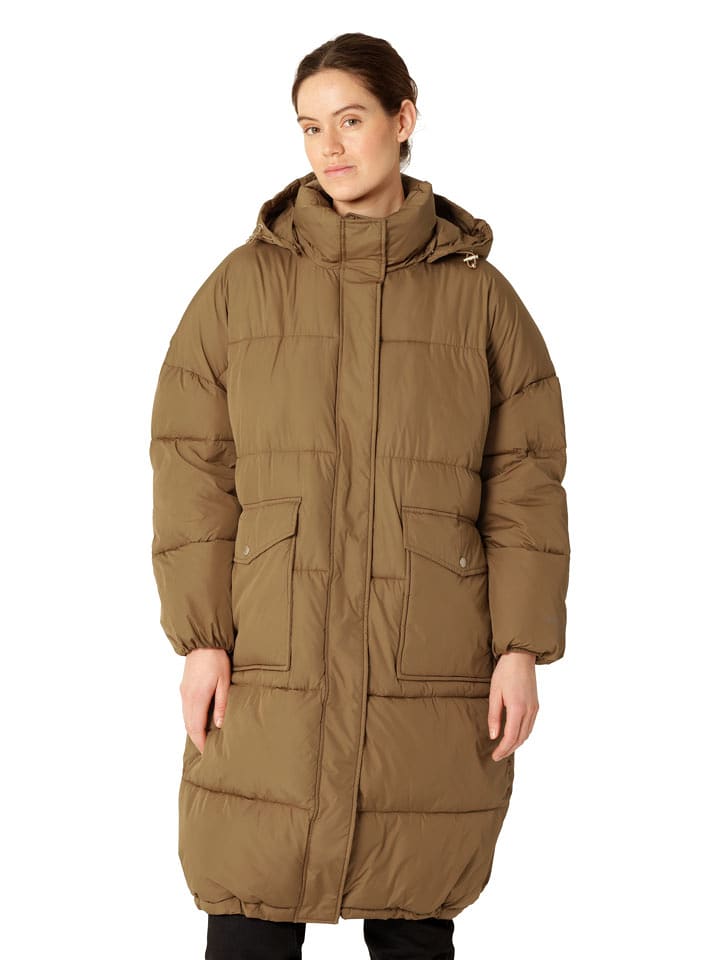 Ilse Jacobsen Płaszcz pikowany w kolorze jasnobrązowym rozmiar: XL/XXL