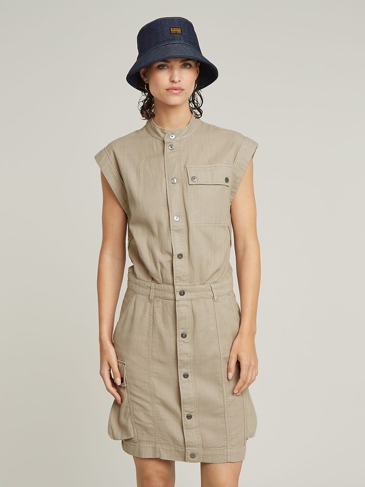 G-Star Sukienka w kolorze beżowym rozmiar: S