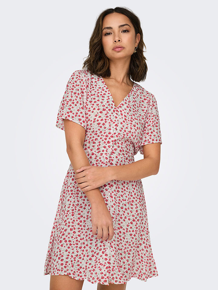 ONLY Sukienka w kolorze jasnoróżowo-czerwonym rozmiar: XL