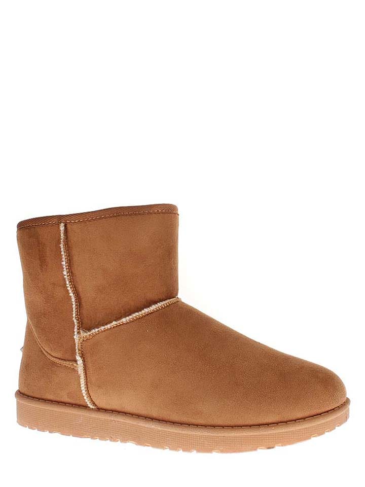 ISLAND BOOT Botki zimowe "Stela" w kolorze jasnobrązowym rozmiar: 41