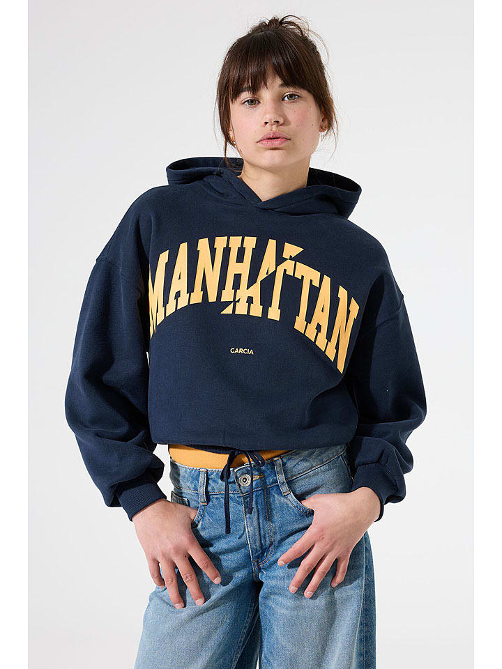 Garcia Bluza w kolorze granatowym rozmiar: 128/134