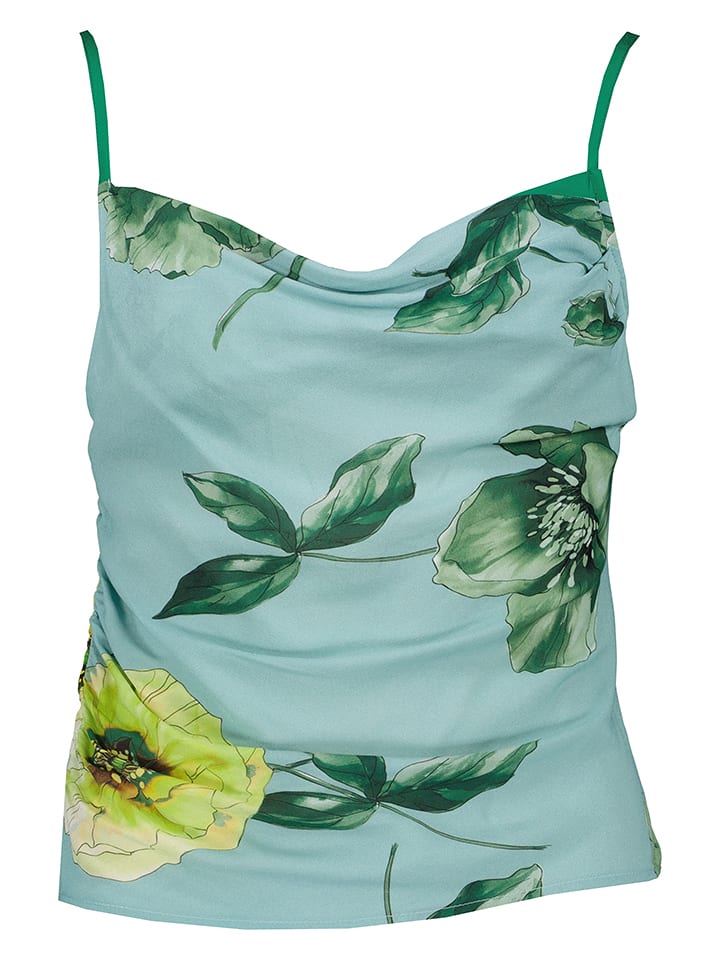 Pinko Top w kolorze turkusowo-żółtym rozmiar: 32