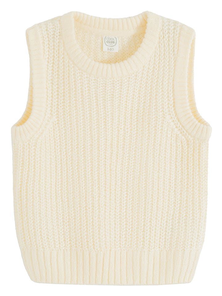 COOL CLUB Bezrękawnik w kolorze kremowym rozmiar: 134