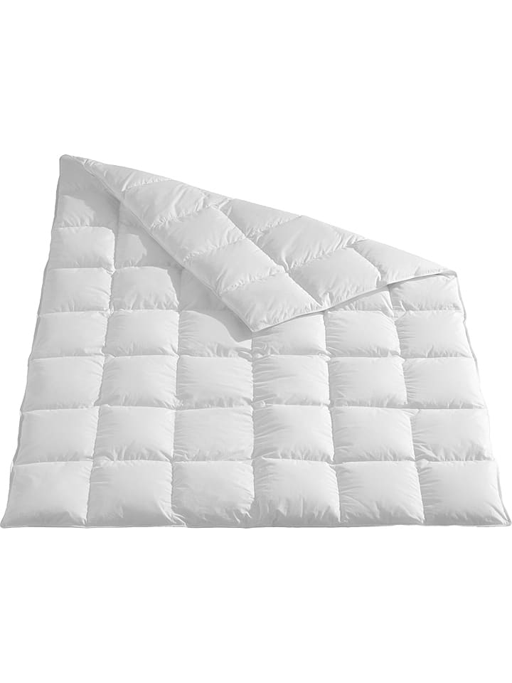 Häussling Bettwaren Całoroczna kołdra puchowa w kolorze białym rozmiar: 155x220 cm