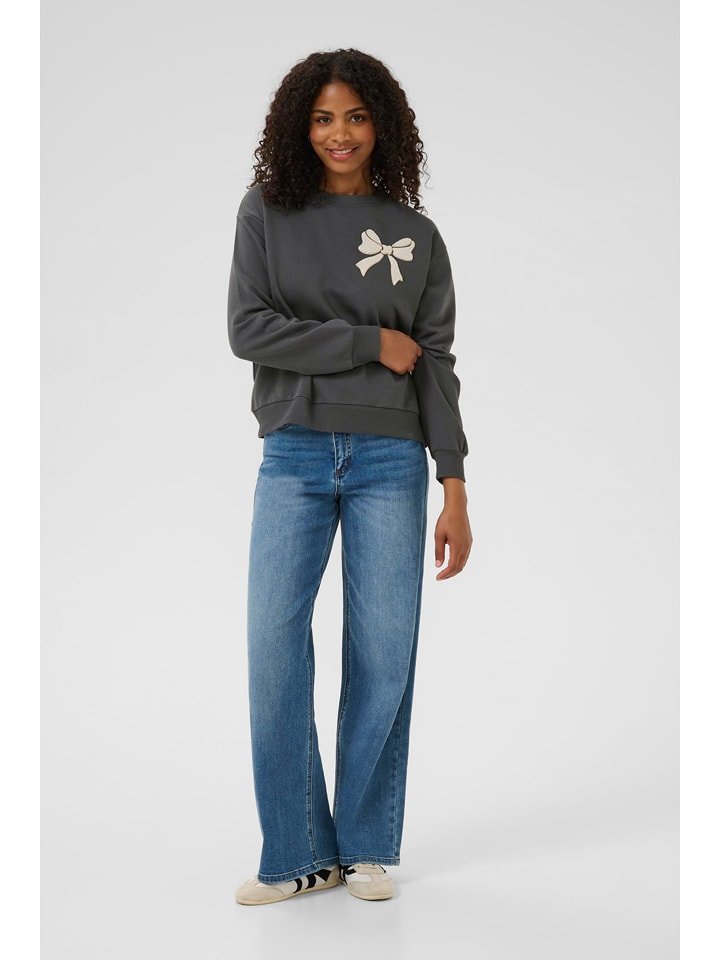 Kaffe Bluza w kolorze antracytowym rozmiar: XXL