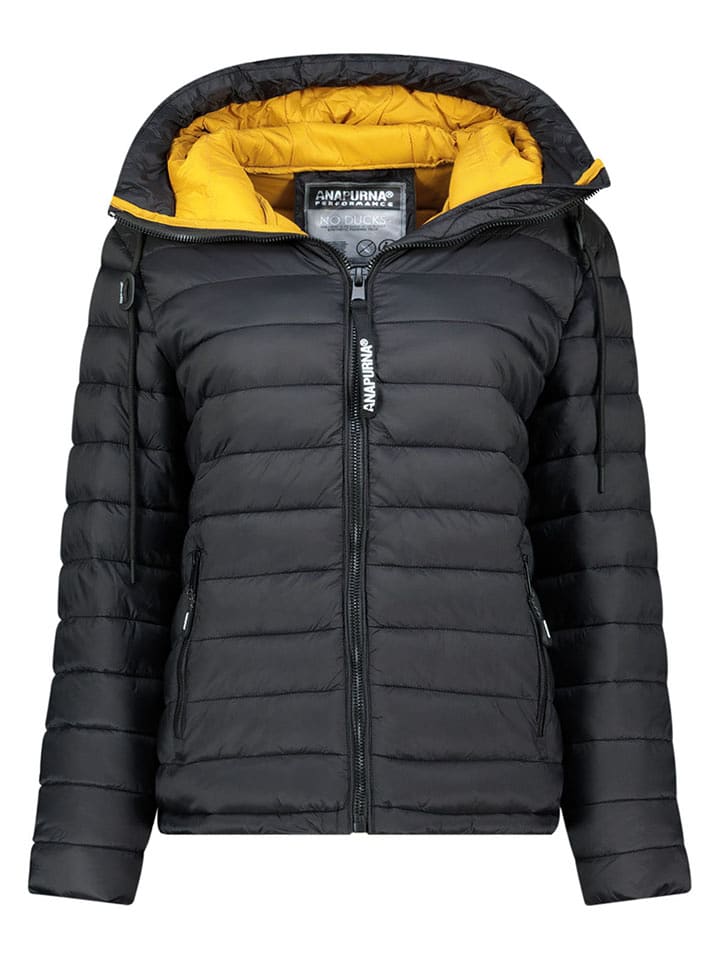 ANAPURNA Kurtka pikowana "Azulana" w kolorze czarnym rozmiar: XXL