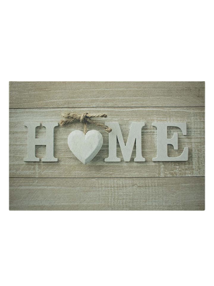 Mars & More Wycieraczka "Home" w kolorze beżowym - 50 x 75 cm rozmiar: onesize