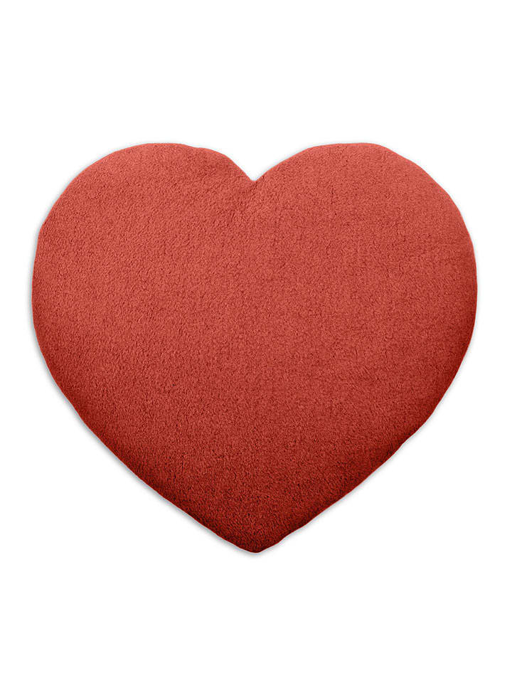 Leschi Poduszka w kolorze czerwonym z organicznymi ziarnami na brzuch i plecy rozmiar: onesize