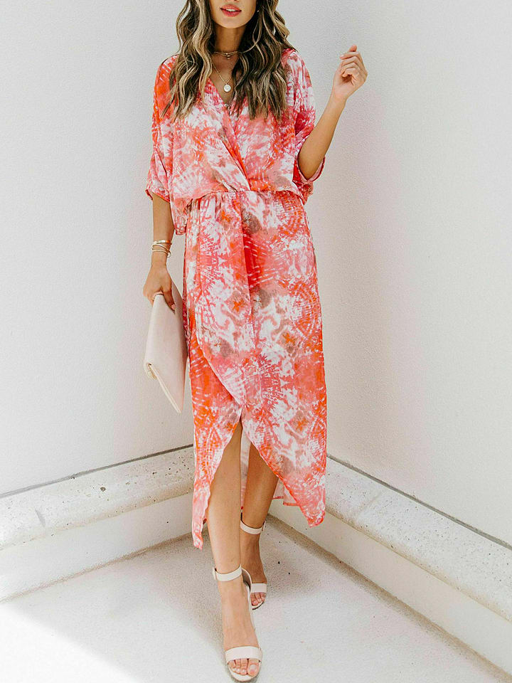 LA Angels Sukienka w kolorze pomarańczowym rozmiar: XL