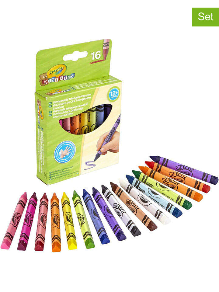 Crayola Kredki woskowe (16 szt.) - 12 m+ rozmiar: onesize