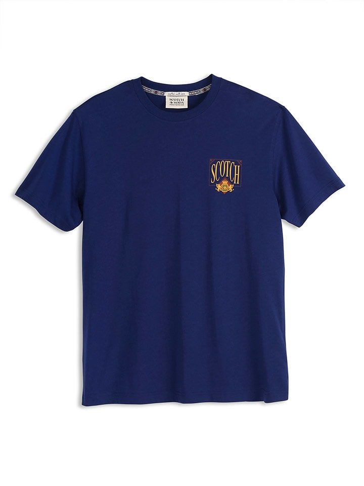 Scotch & Soda Koszulka w kolorze granatowym rozmiar: S