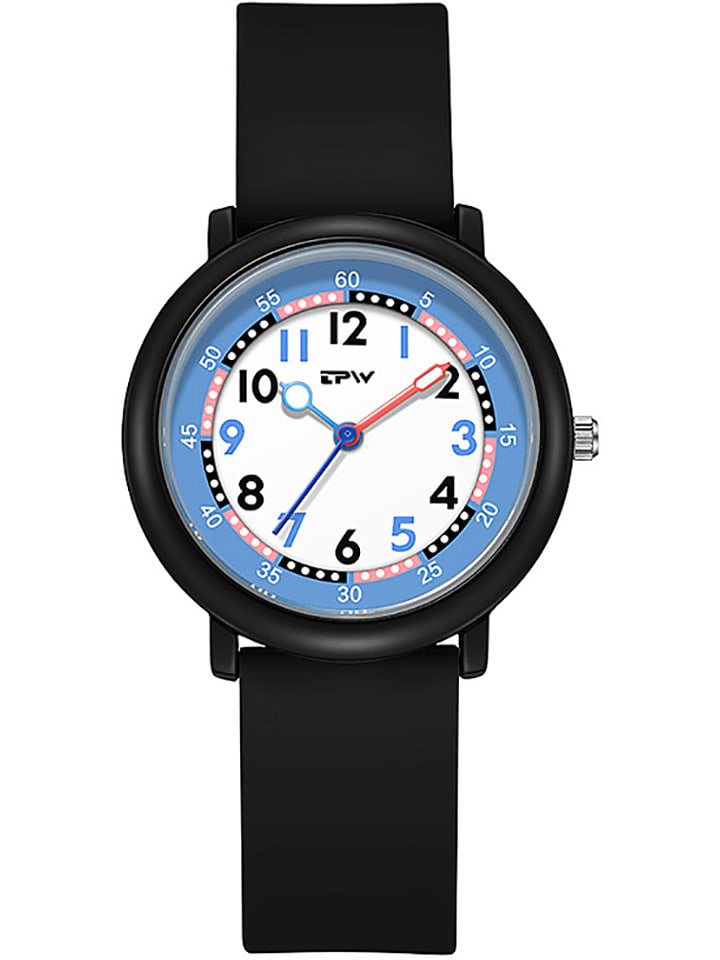 Techkidz Zegarek kwarcowy w kolorze czarnym - 6+ rozmiar: onesize