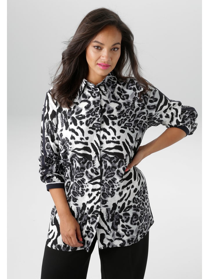 Aniston Bluzka w kolorze czarno-białym rozmiar: 44