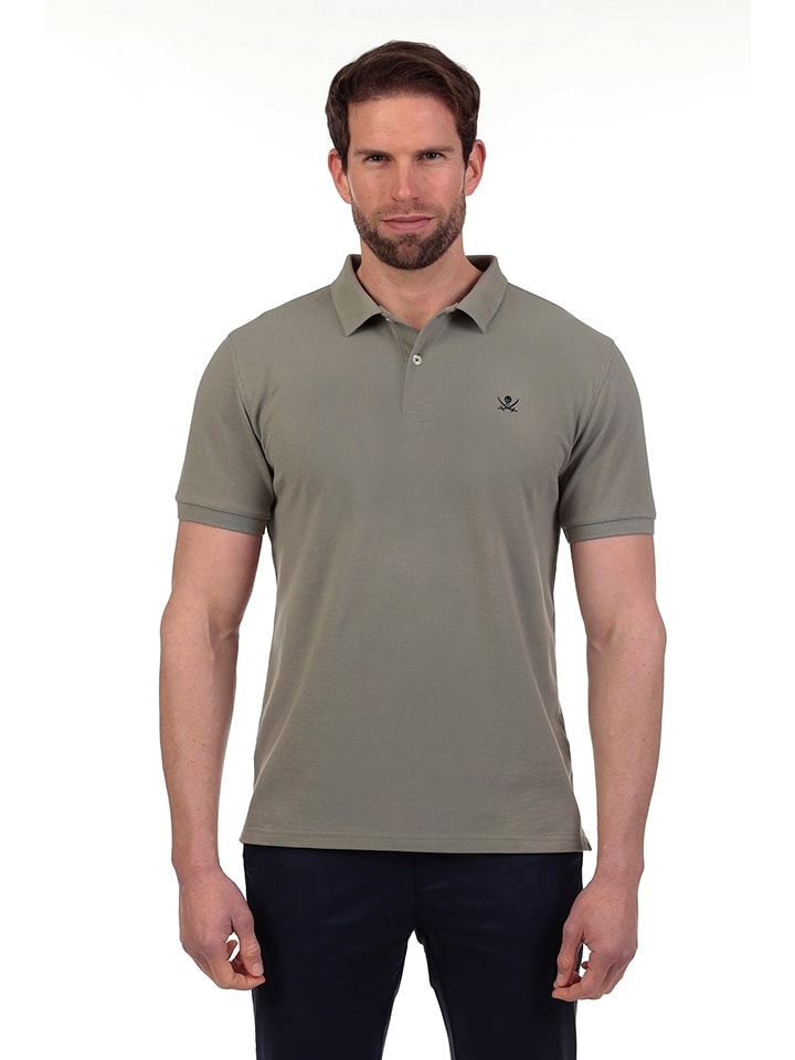 The Time of Bocha Koszulka polo w kolorze khaki rozmiar: XL