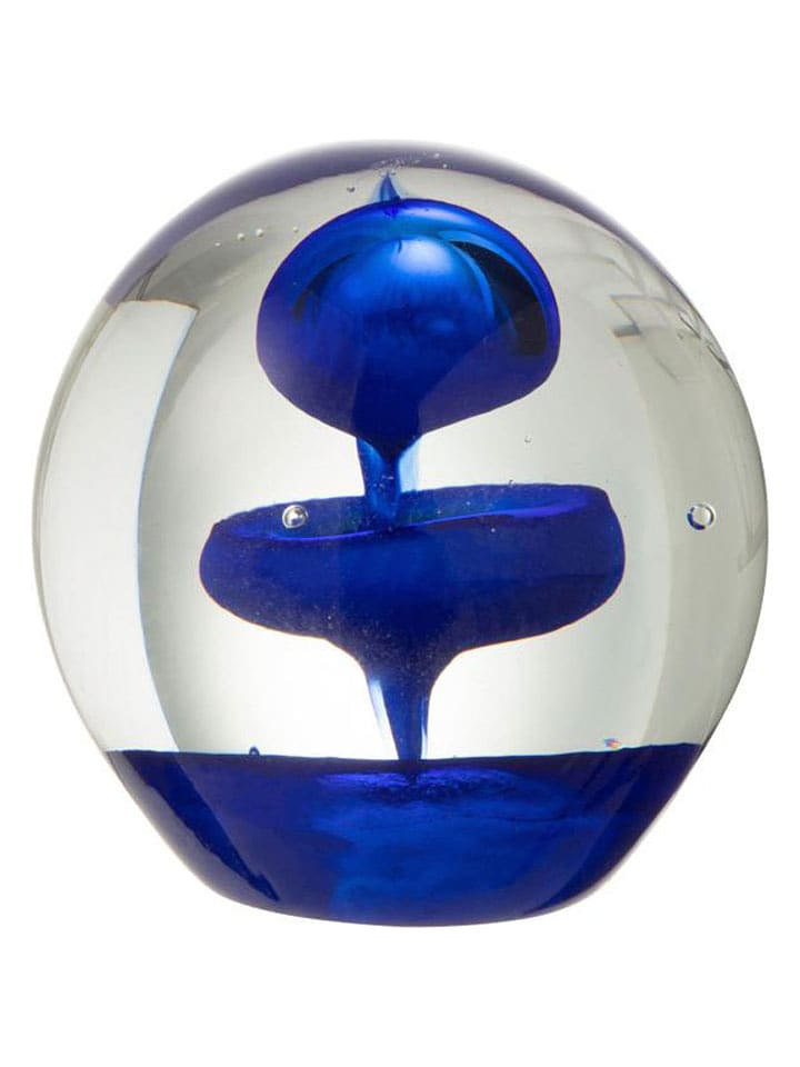 J Line Dekoracja w kolorze niebieskim - wys. 8 x Ø 8 cm rozmiar: onesize