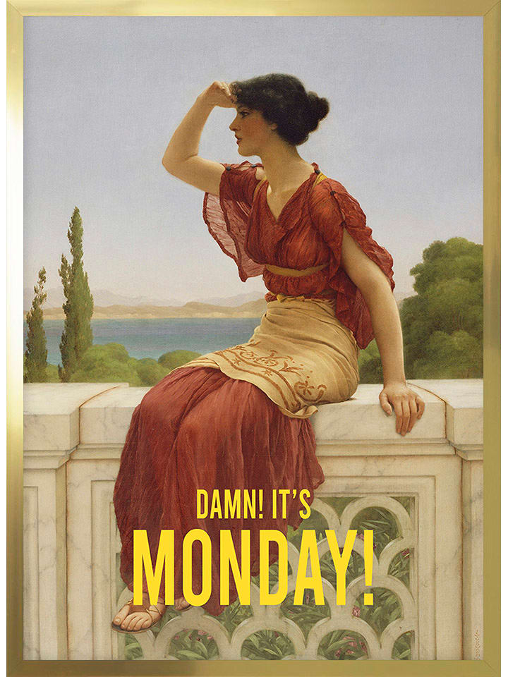 Ars Longa Druk artystyczny "Looking for something" w ramce - 70 x 50 cm rozmiar: onesize