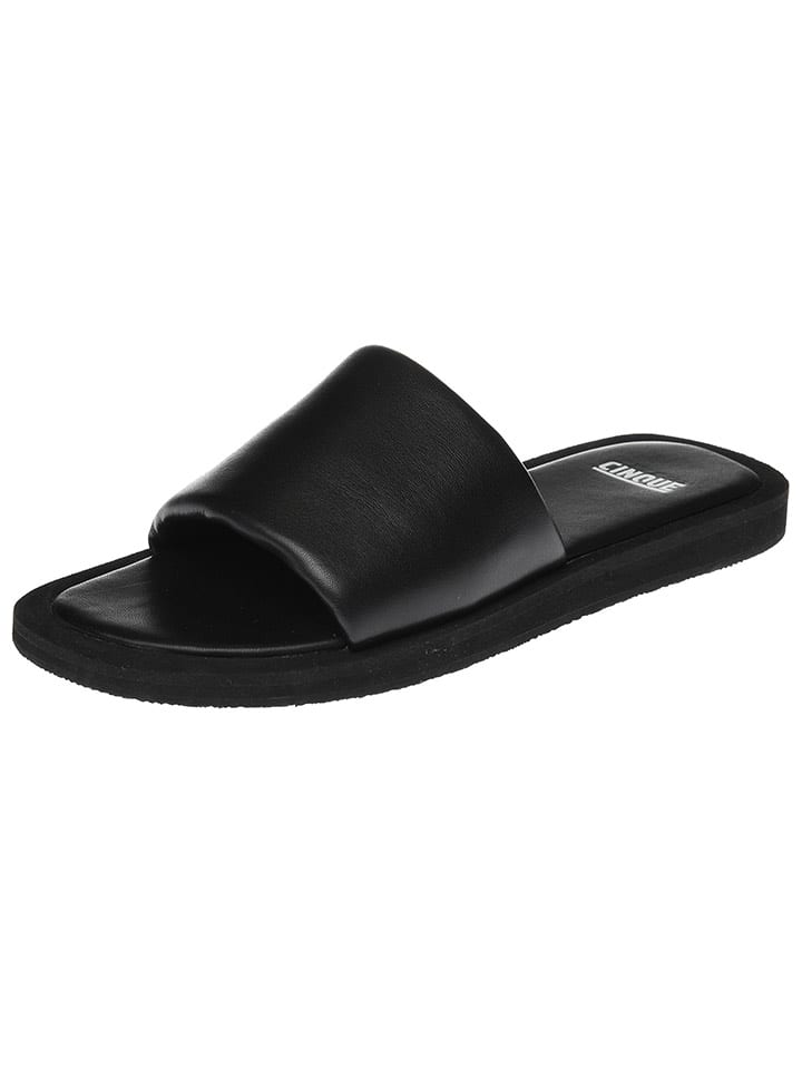 Cinque Skórzane klapki "Veronica Glove" w kolorze czarnym rozmiar: 39