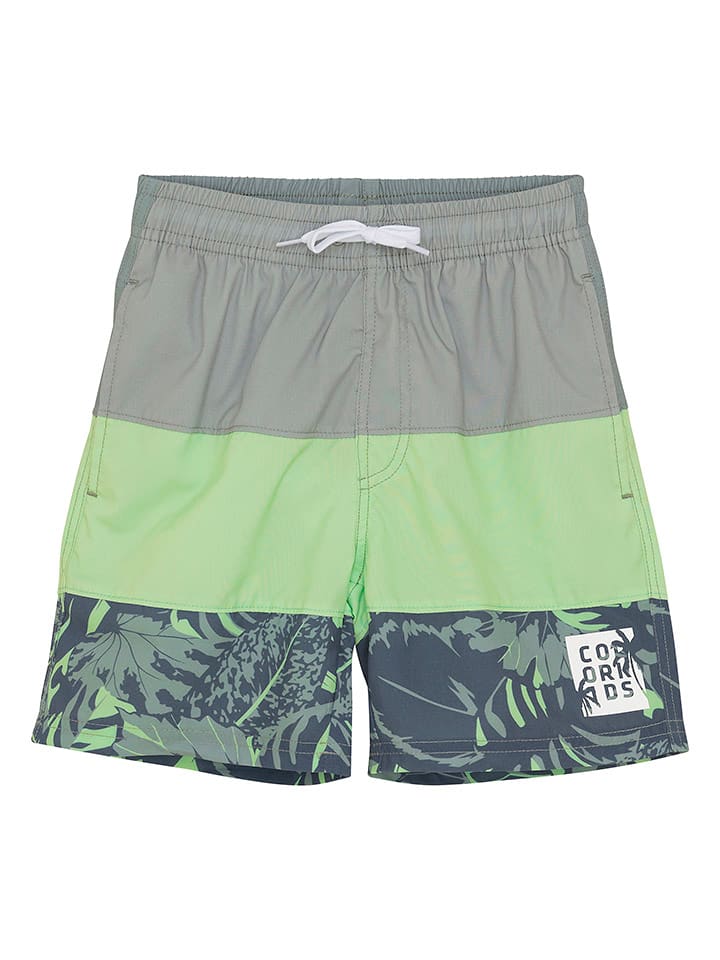 Color Kids Szorty kąpielowe w kolorze szaro-zielonym rozmiar: 152