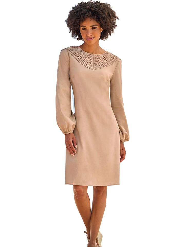 Heine Sukienka w kolorze beżowym rozmiar: 34