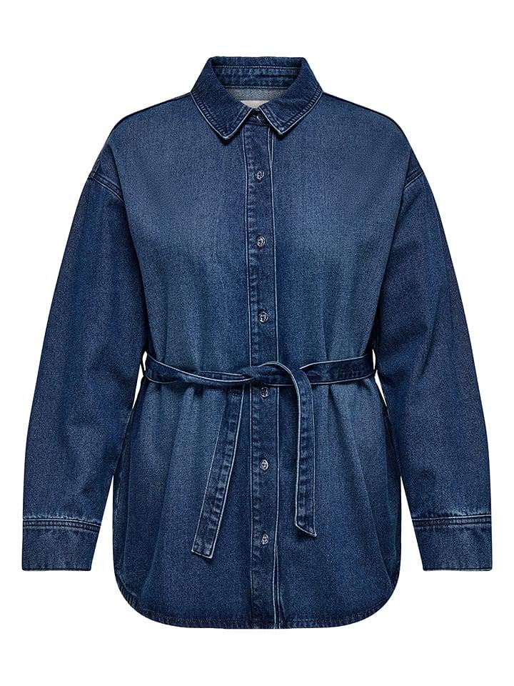 ONLY Bluzka dżinsowa w kolorze granatowym rozmiar: 46