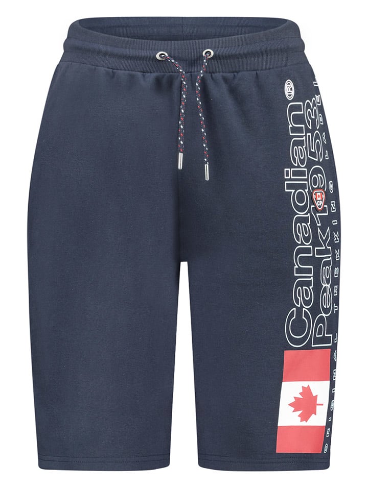 Canadian Peak Bermudy dresowe "Pogoeak" w kolorze granatowym rozmiar: XL