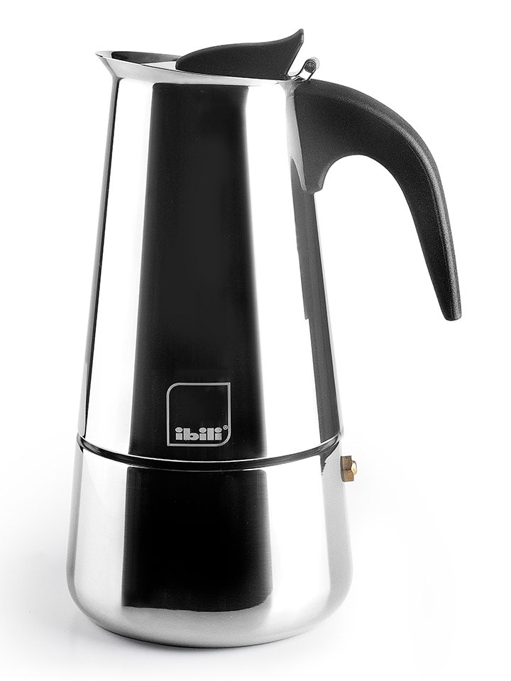 Ibili Kawiarka ''Moca'' w kolorze srebrnym - 280 ml rozmiar: onesize