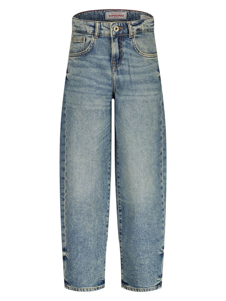 Vingino Dżinsy - Comfort fit - w kolorze błękitnym rozmiar: 158