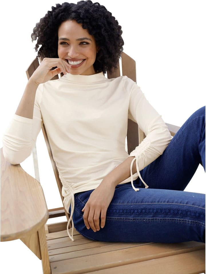 Heine Bluzka w kolorze kremowym rozmiar: 50