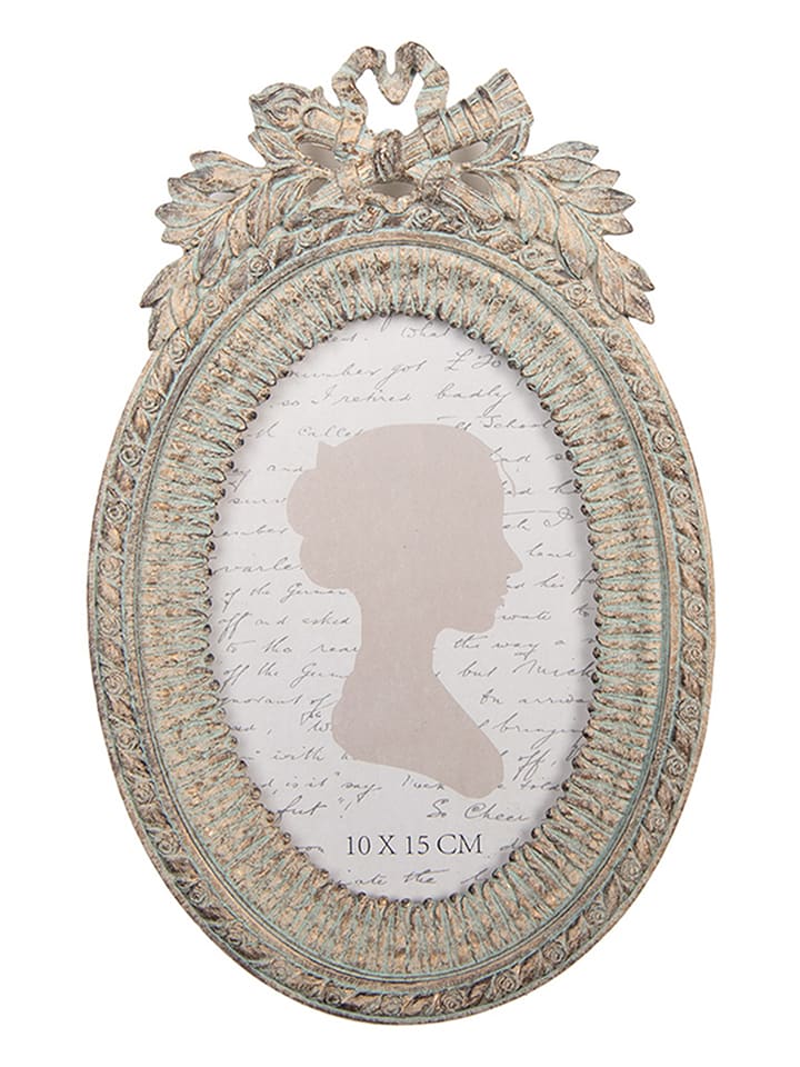 Clayre & Eef Ramka w kolorze złotym na zdjęcia - 15 x 23 cm rozmiar: onesize