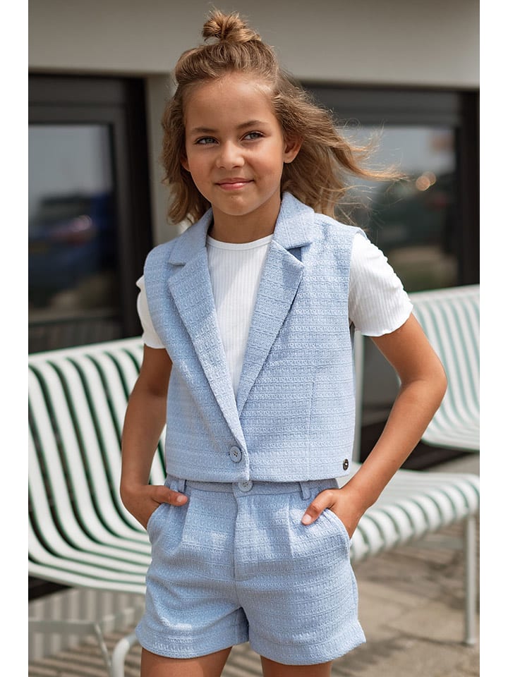 Like Flo Szorty "Finn" w kolorze błękitnym rozmiar: 122/128