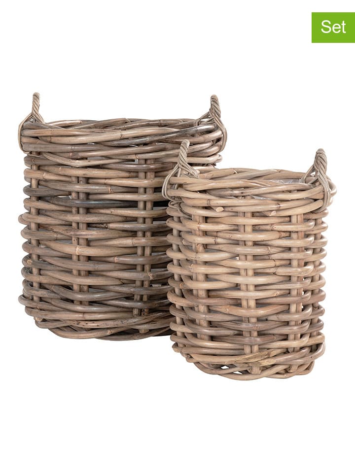 House Nordic Kosze (2 szt.) w kolorze brązowym rozmiar: onesize